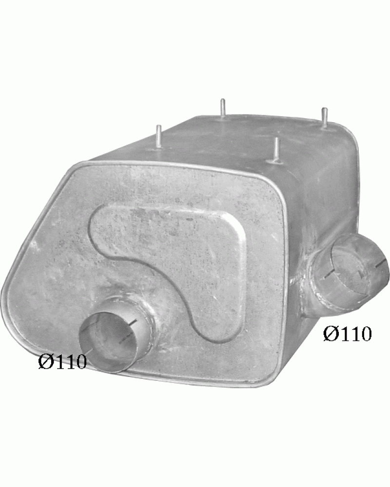 Глушник MAN F2000 93- din 49374 (68.44) Polmostrow