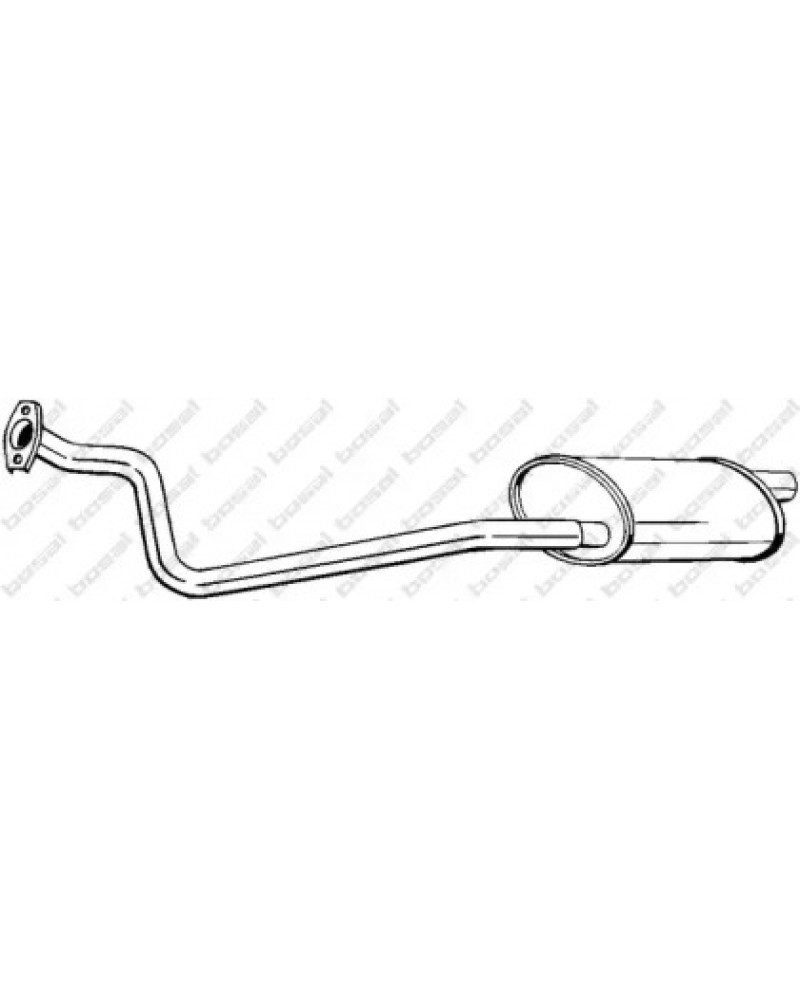 Глушник передній Пежо Эксперт (Peugeot Expert) 01- (282-379) BOSAL