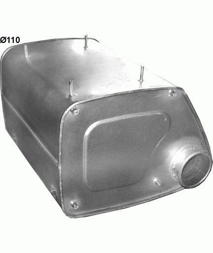 Глушник MAN F2000 19.293/343F/FL/FLL 26.293/343FLL 19.403 06/85- (68.21) Polmostrow